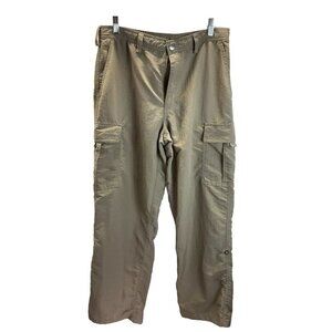 The North‎ Face Men's 34x31 Nylon Cargo Pants Tan Outdoor Hiking performance
